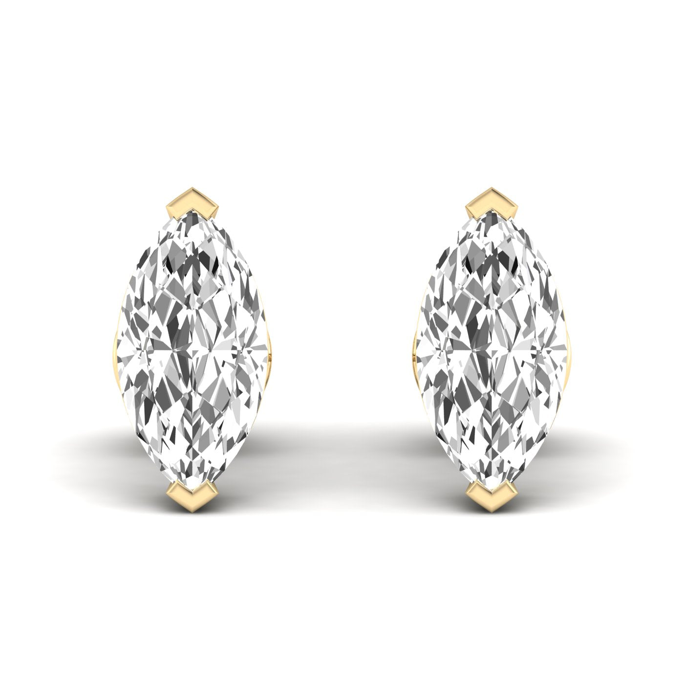 Marquise Prong Studs