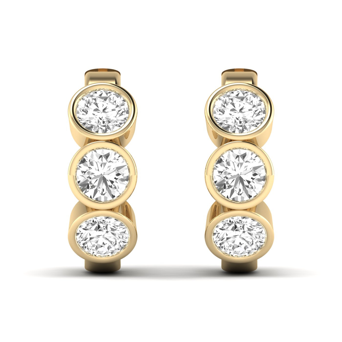Round Bezel Huggies