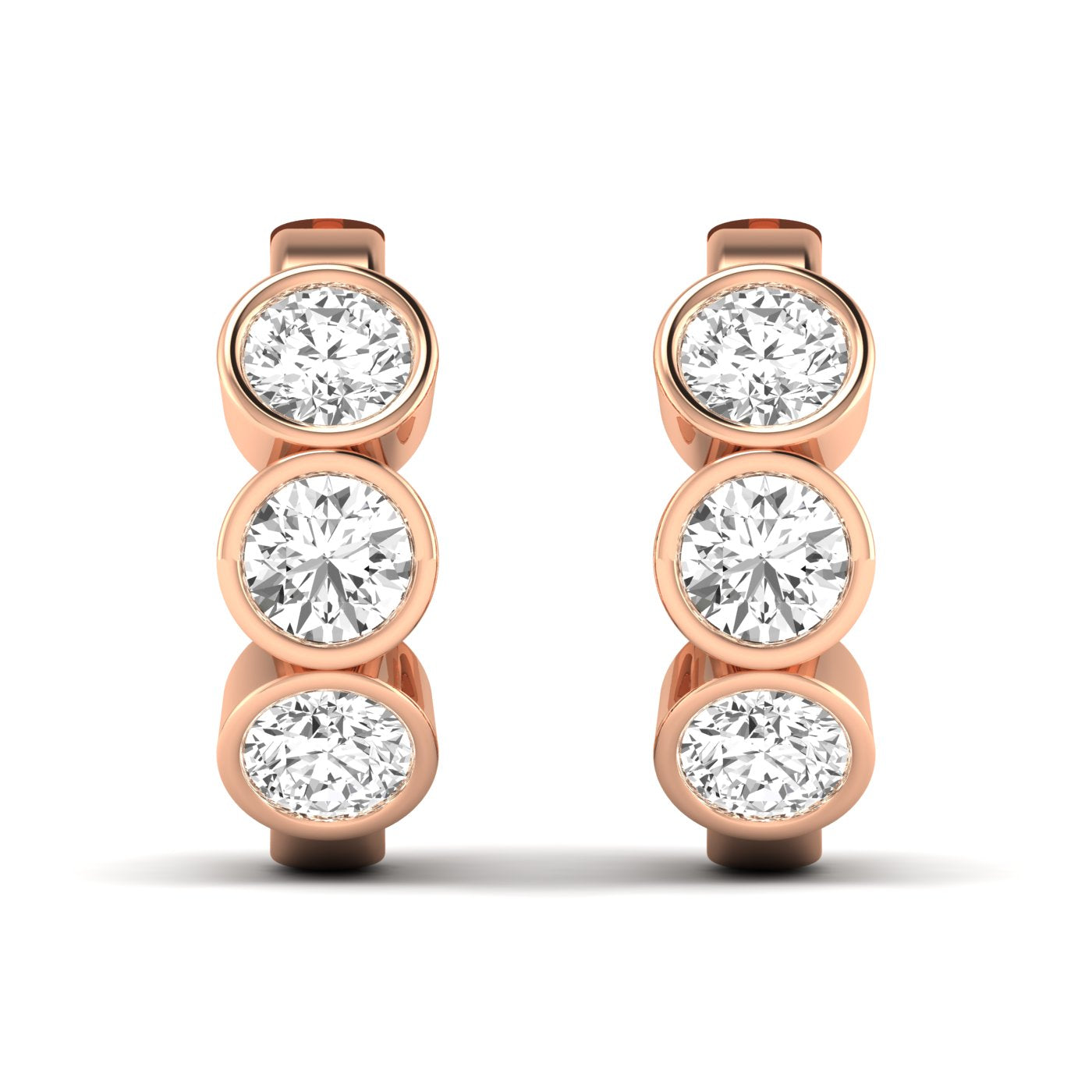 Round Bezel Huggies