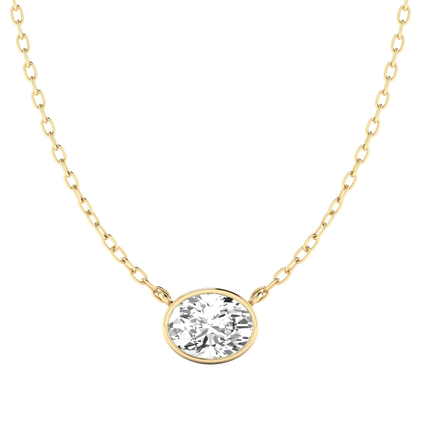 Oval Bezel Pendant