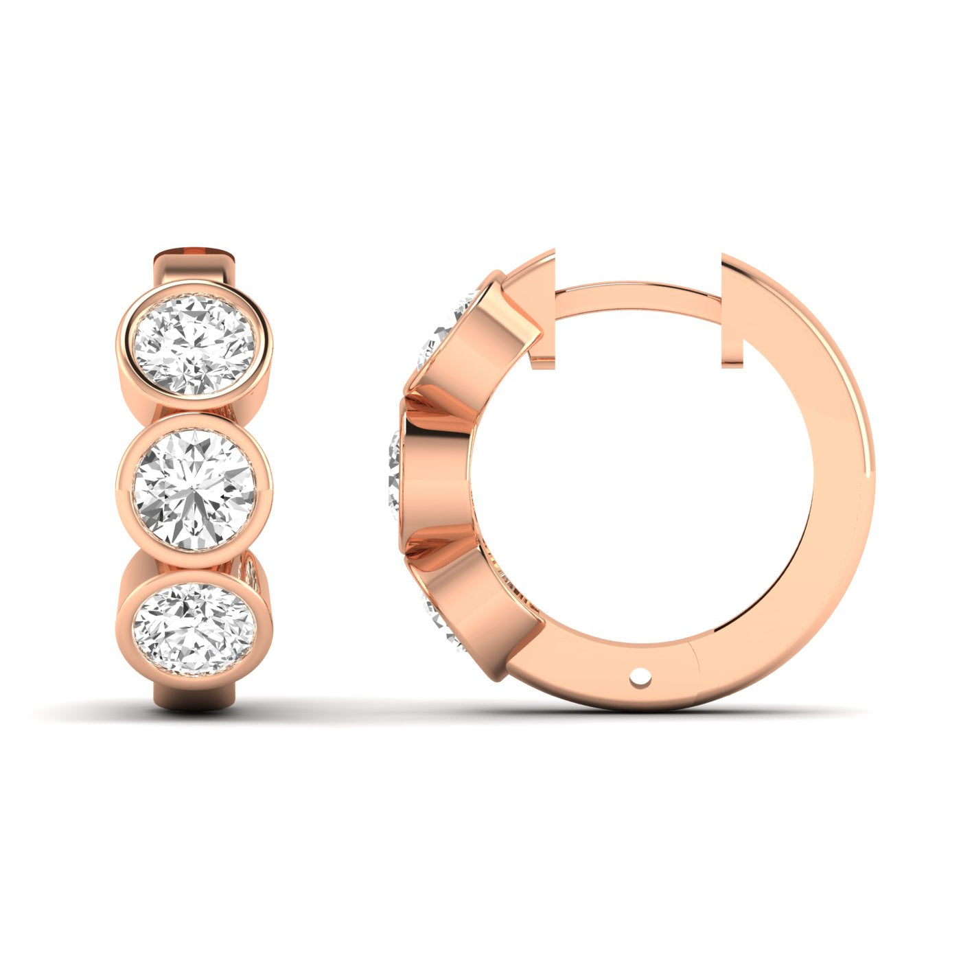 Round Bezel Huggies