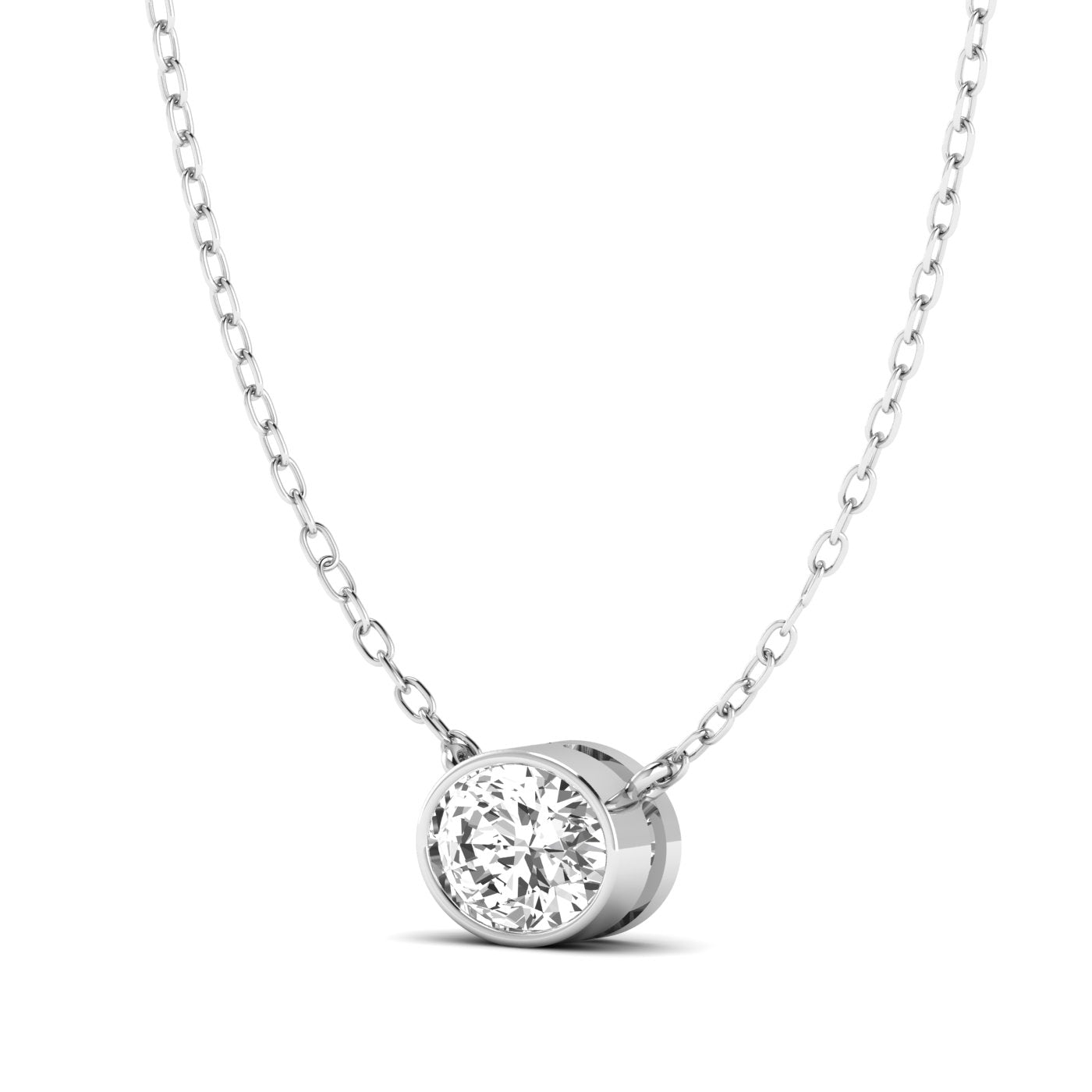Oval Bezel Pendant