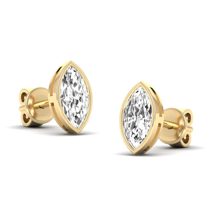 Marquise Bezel Studs