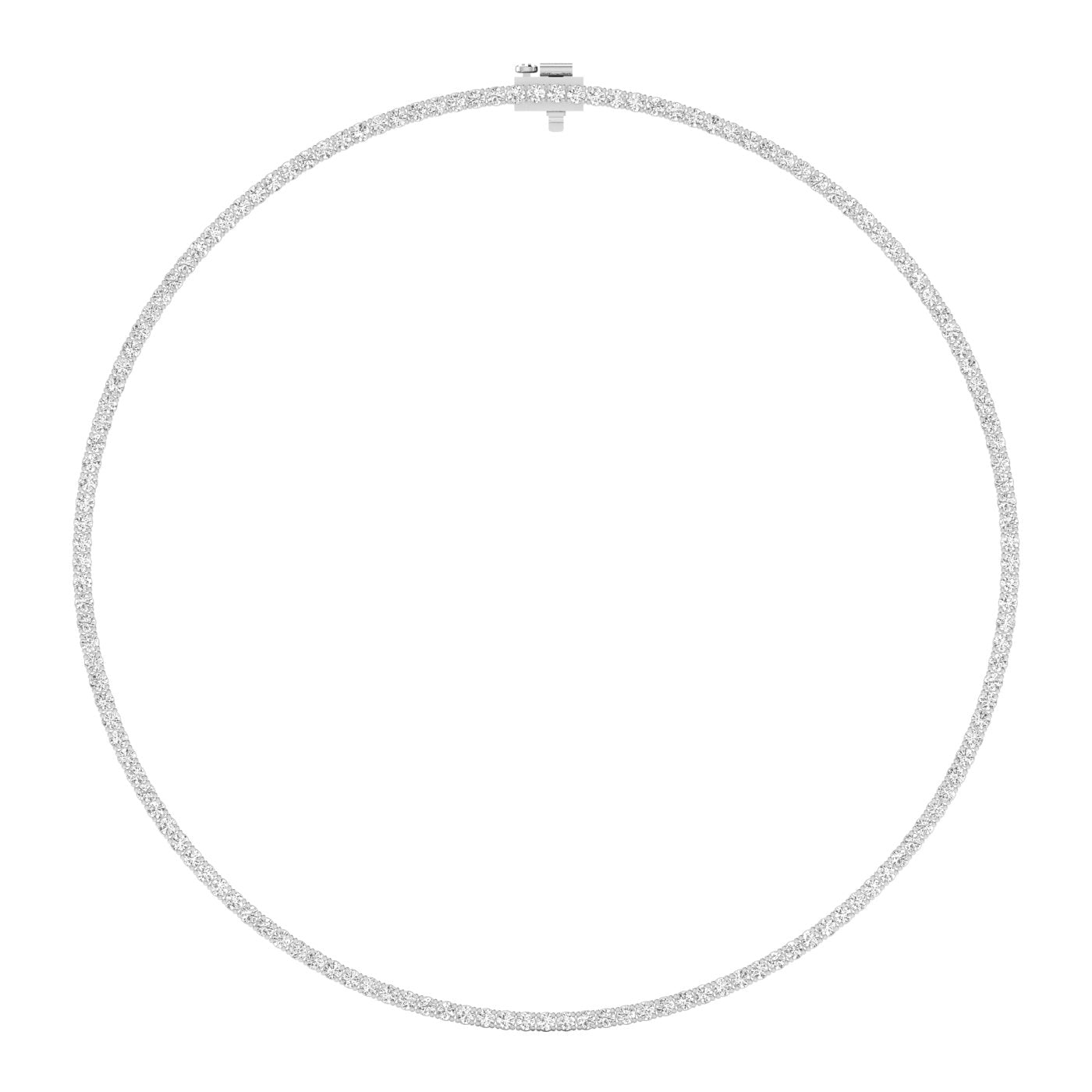 Classic Tennis Straight Necklace