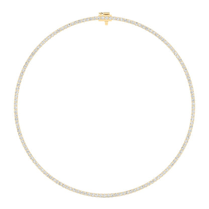 Classic Tennis Straight Necklace