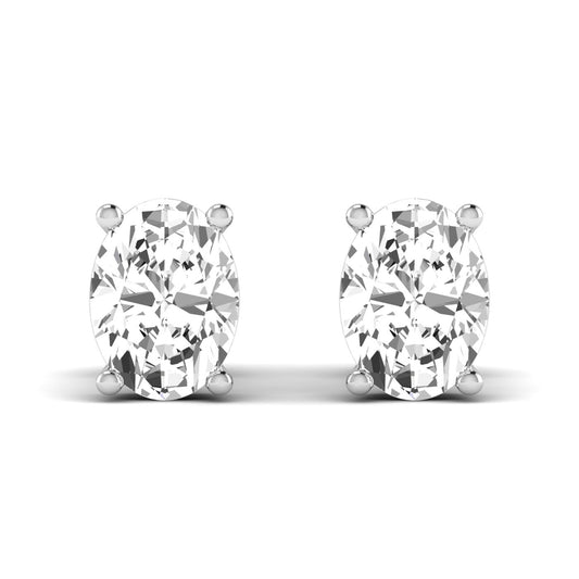 Oval Prong Studs