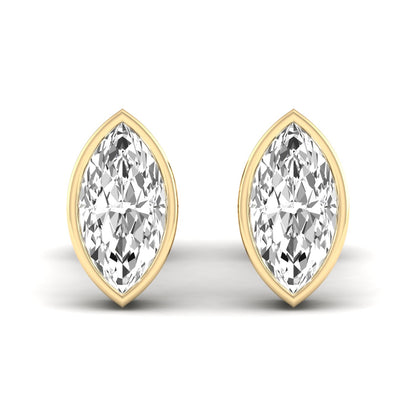 Marquise Bezel Studs