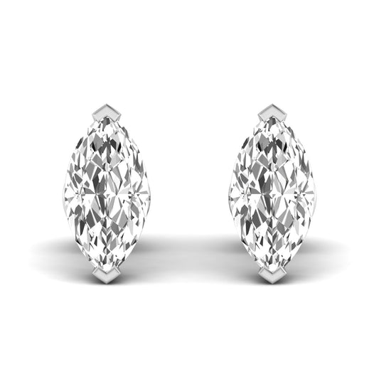 Marquise Prong Studs