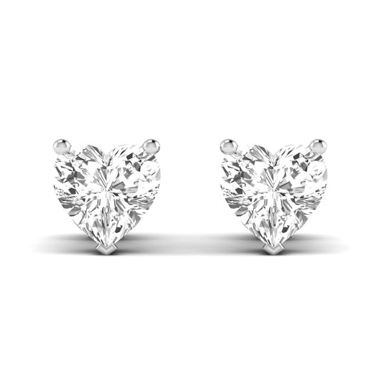 Heart Prong Studs