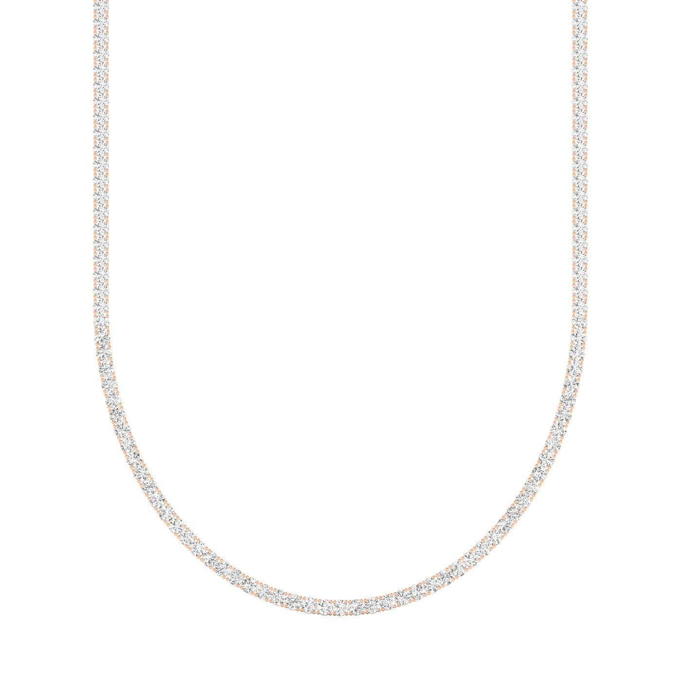 Classic Tennis Straight Necklace