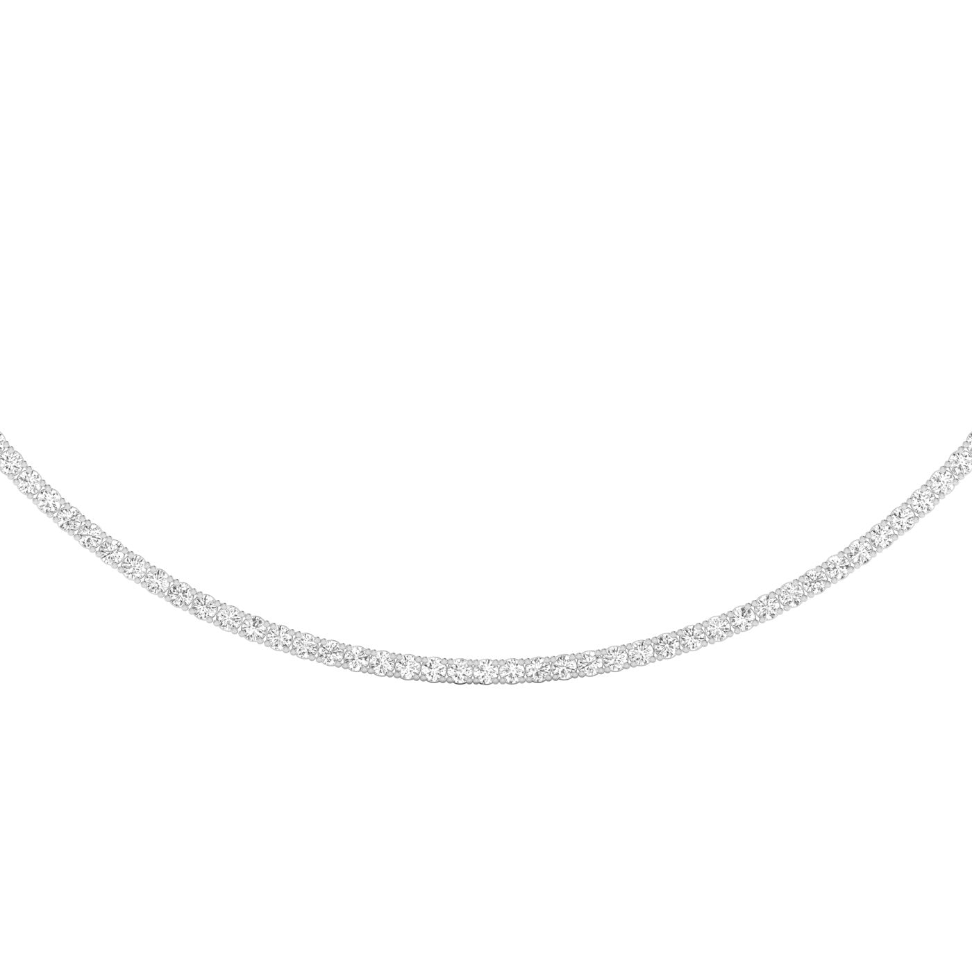 Classic Tennis Straight Necklace