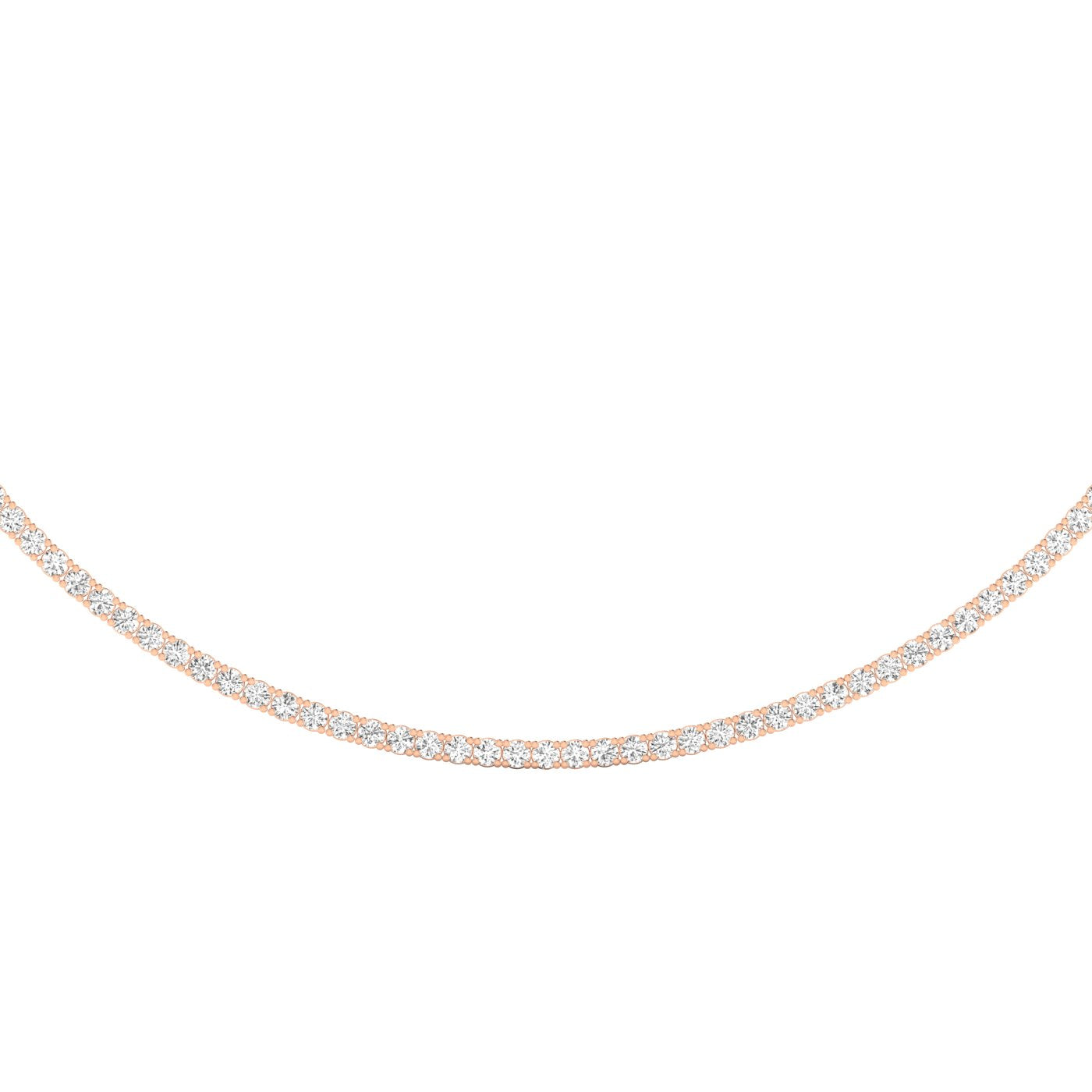 Classic Tennis Straight Necklace