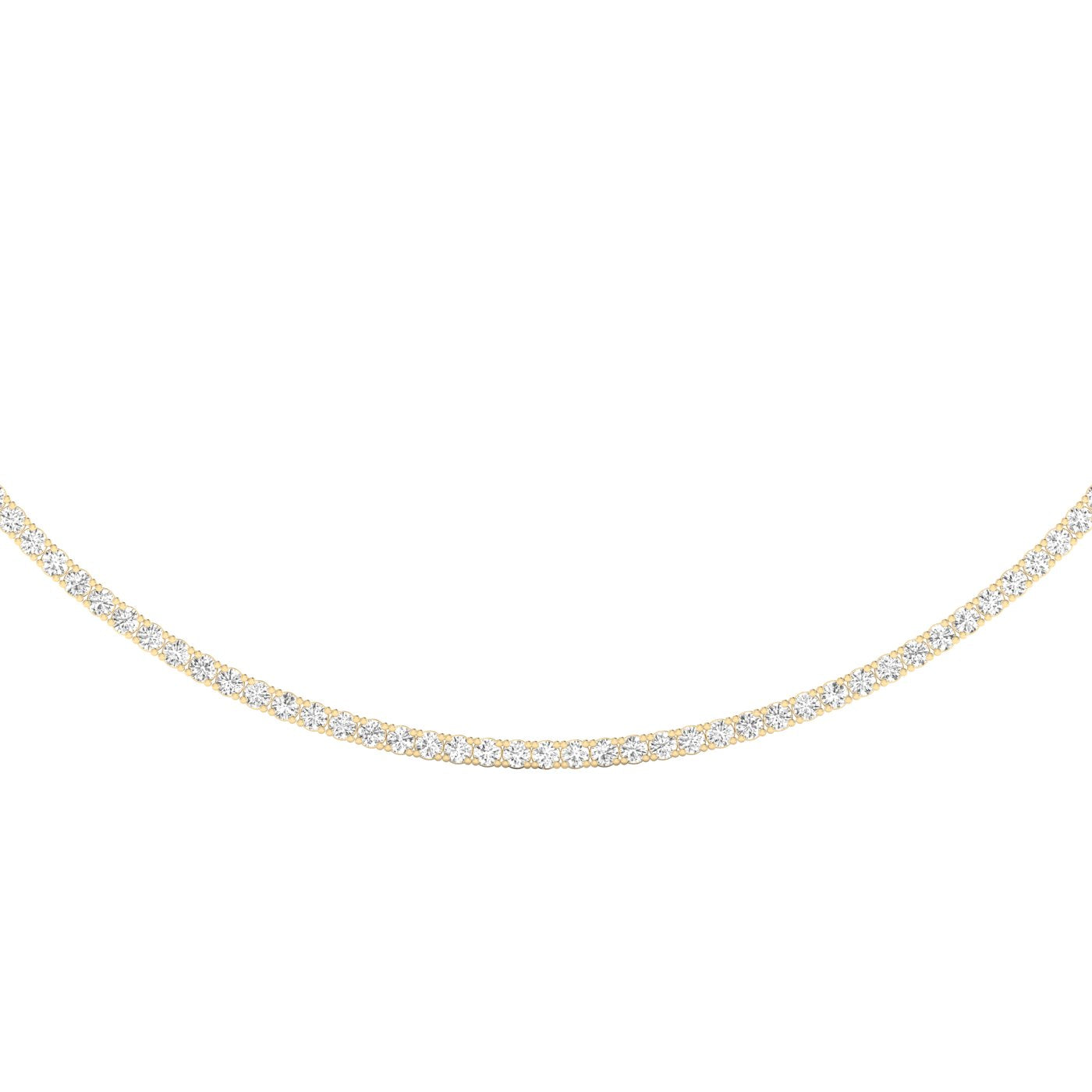 Classic Tennis Straight Necklace